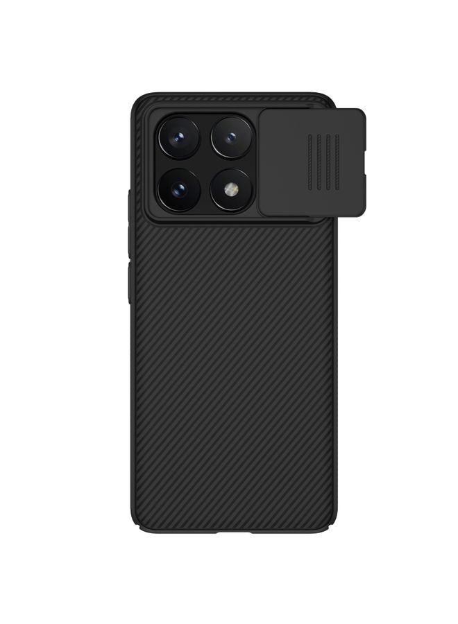 Case Cover For Xiaomi Redmi K70E / Poco X6 Pro 5G NILLKIN Black Mirror Series Camshield PC Phone Case Black