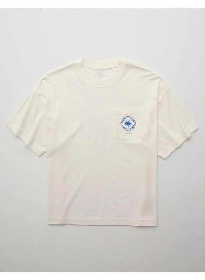 American Eagle AE Boxy Destination Graphic T-Shirt