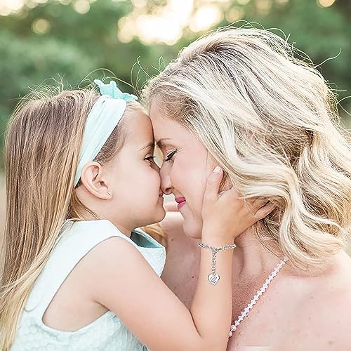 Monily Initial Charm Bracelets for Women Stainless Steel Charm Bracelets for Women Letters K Alphabet Heart Bracelet Jewelry Gifts for Women - Image 5