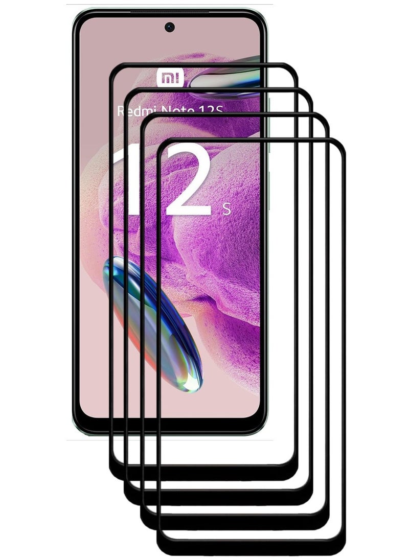 ACLIX 4 Pieces Antistatic ESD Dustproof Premium Quality High Definition Tempered Glass Screen Protector Designed For Xiaomi Redmi Note12S - Image 1