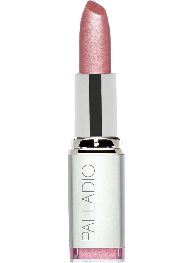 PALLADIO أحمر شفاه مات عشبي | أحمر شفاه غني بالأصباغ وكريمي | مدعوم بالألوة فيرا، البابونج والجينسنغ | يمنع جفاف الشفاه | خالي من البارابين | تركيبة خالية من الجلوتين | وردي - Image 2