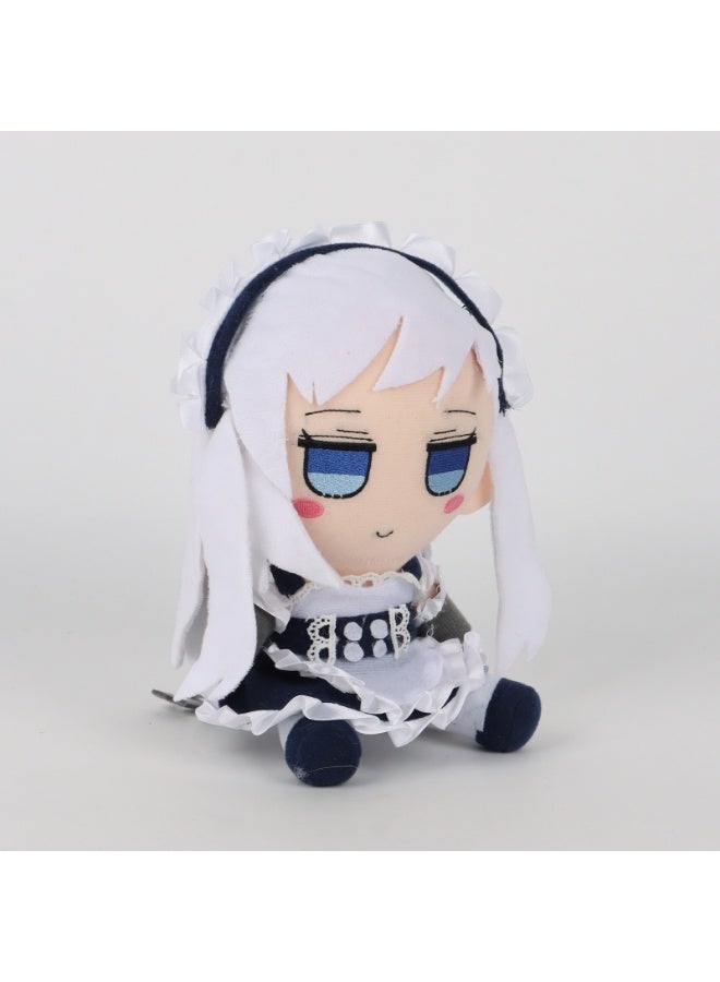 general Azur Lane Belfast Blue Line Plush Doll 22cm Peripheral Doll Character Reproduction Soft Cuddle Gift Azur Lane Belfast Blue Line Plush Doll 22cm Peripheral Doll Character Reproduction Soft Cuddle Gift - Image 2