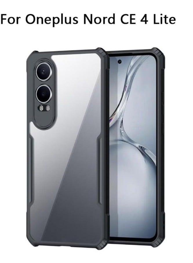 For Oneplus Nord CE4 Lite Case Soft TPU with Acrylic Back, Full-Body Drop Proof Phone Case Shockproof Protective Cover  - Image 1