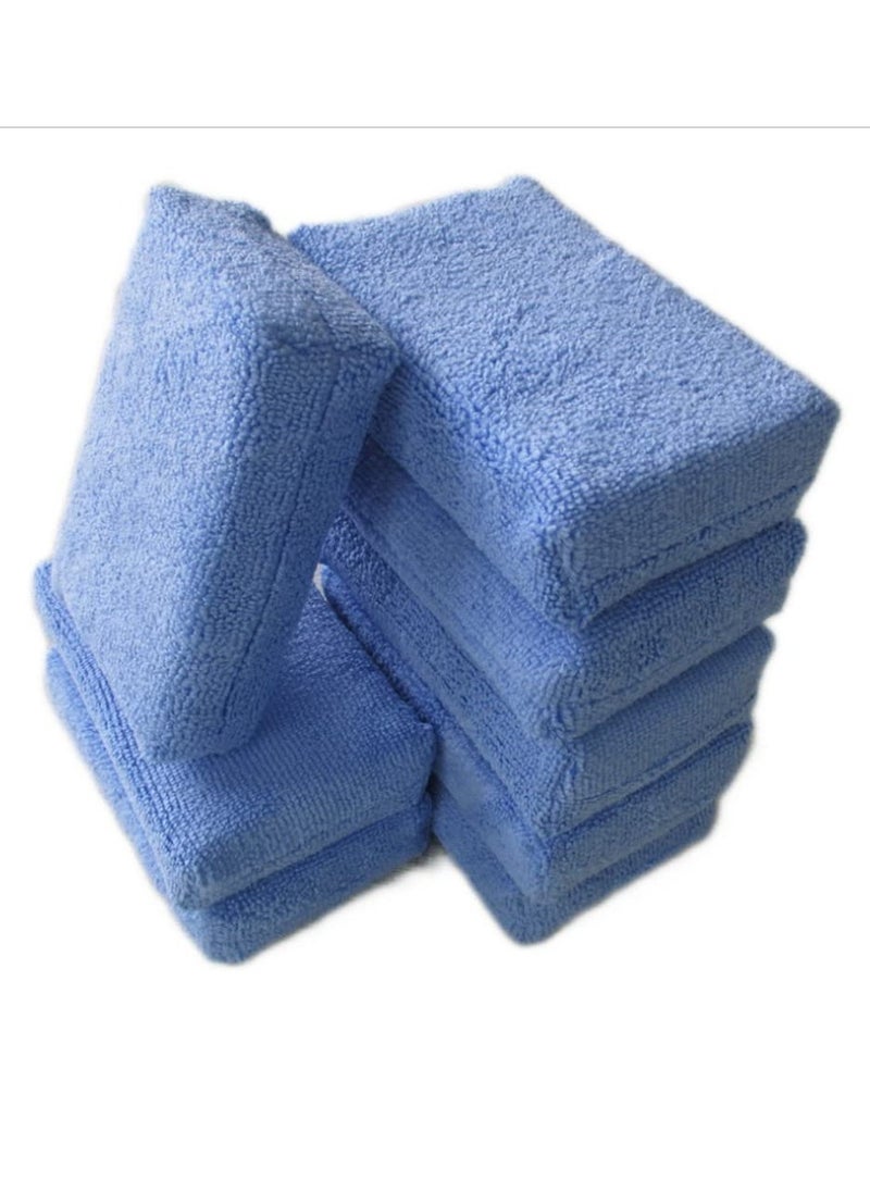 SYOSI - 8 Microfiber Applicator Pads, Microfiber Sponges, Car Wash Pads, Cleaning Pads, Great for Applying Waxes, Sealants and Other Conditioners - Image 1