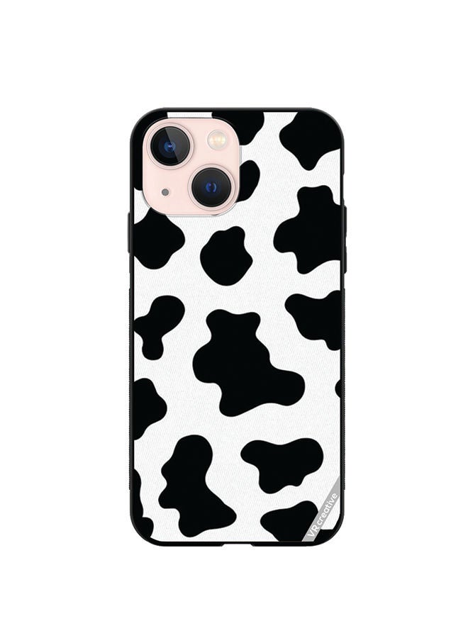 VR CREATIVE Protective Case Cover For Apple iPhone 13 Cow Print Design Multicolour - Image 1