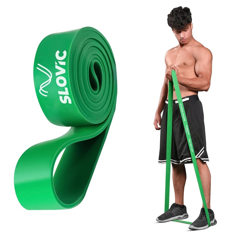 SLOVIC Resistance Band for Workout [40-60 KG] | Resistance Band Set for Excercise & Stretching | Gym Equipment for Home Workout | Natural and Unbreakable Rubber | Ideal for Men & Women - Image 1