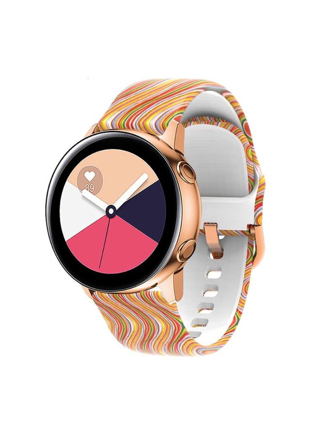Replacement Strap For Samsung Galaxy Watch 42mm Silicone Printing Watch Band Colored Glaze