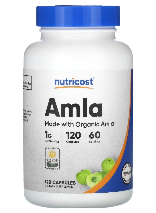 Nutricost Amla 1000 mg 120  Capsules (500 mg per Capsule)