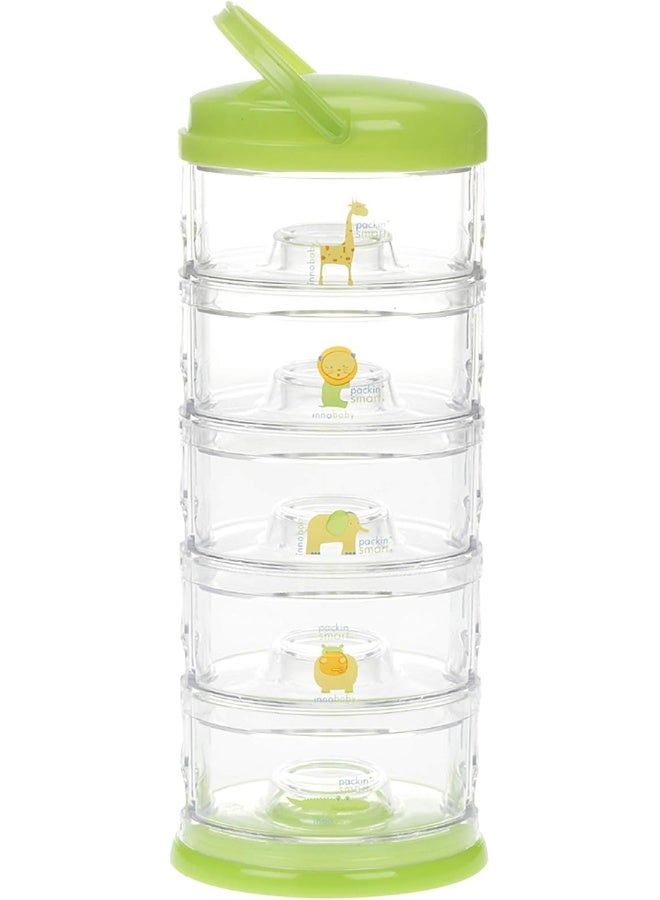 Innobaby Packin' Smart Stackable and Portable Storage System for Formula, Baby Snacks and More - Image 1