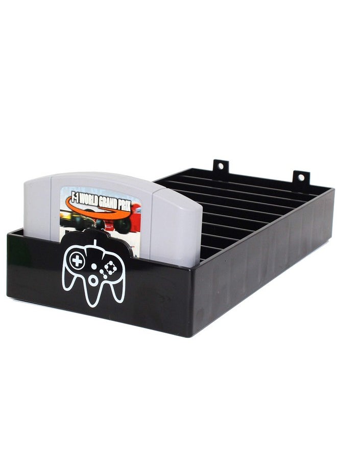 Skywin N64 Game Storage N64 Game Holder Fits And Organizes N64 Cartridges Simple And Stylish Design To Show Off Your Game Collection  - Image 2