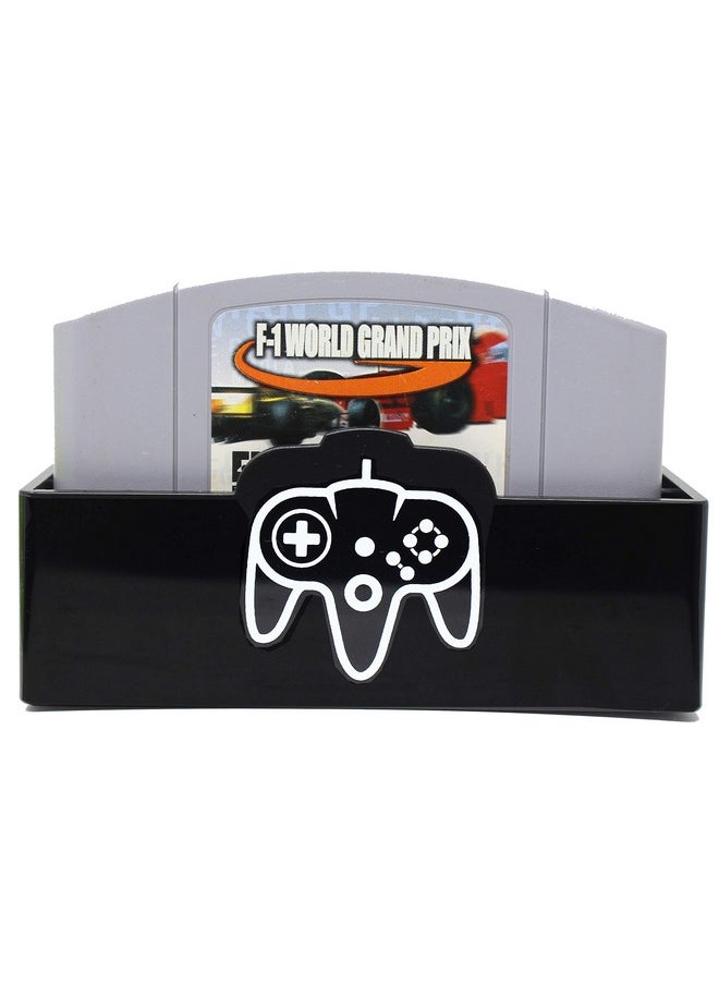 Skywin N64 Game Storage N64 Game Holder Fits And Organizes N64 Cartridges Simple And Stylish Design To Show Off Your Game Collection  - Image 1