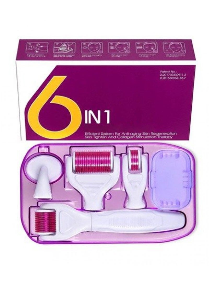 Generic - 6 In 1 Derma Roller Kit For Face And Body - Image 1