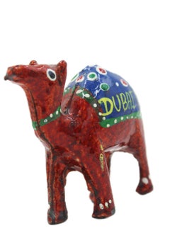 Antique Museum Handcrafted Camel Figurine Desert-Inspired Decor  - Image 1