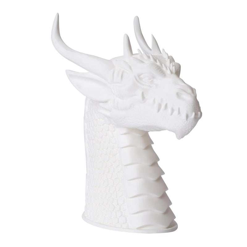Quantum Legends DragonShaped Controller On Ear Headphone Tabletop Stand Compatible PS4 PS5 xbox Controllers Headsets Gaming Gear Organizer Gamer Gift and Collectible White - Image 1