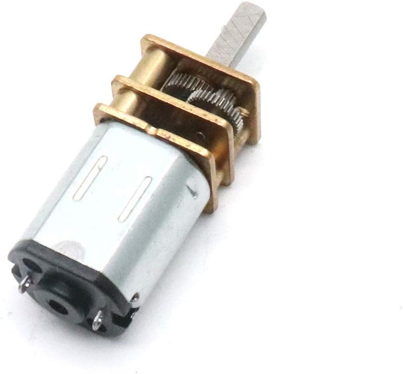 Hxchen 2Pcs DC 3V 500RPM Micro Speed Reduction Motor Mini Gear Box N20 Motor with 2 Terminals for RC Car Robot Model DIY Engine - Image 4