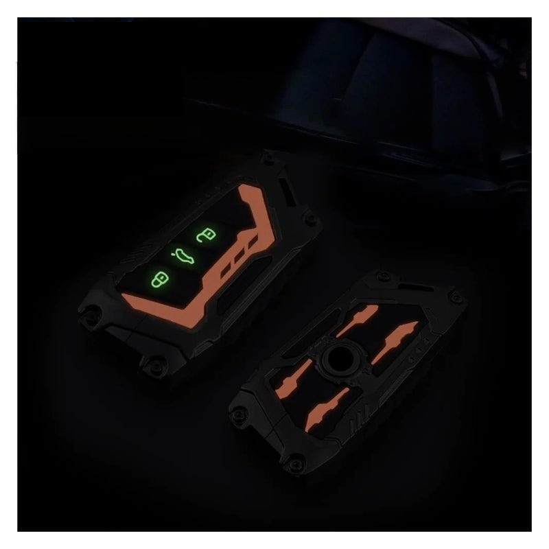 Universal Car Key Fob Cover Compatible For Multiple Models 5 Style Color Options - Image 3