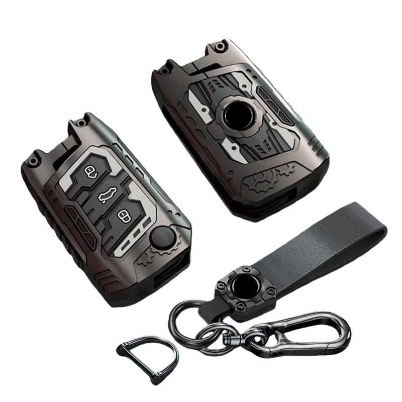 Universal Car Key Fob Cover Compatible For Multiple Models 5 Style Color Options - Image 2