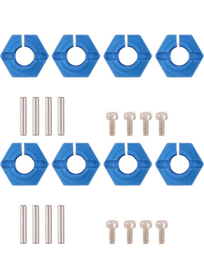 NIBEMINENT - 8 Aluminum Wheel Hex Nuts With Pins Screws 10 x 1 6.5cm - Image 1