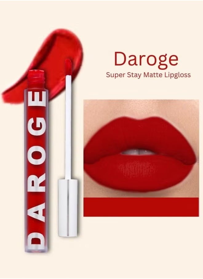 daroge 6-Piece Matte Liquid Lipstick Gift Set - Waterproof, Sweatproof, and Long-Lasting  - Image 3