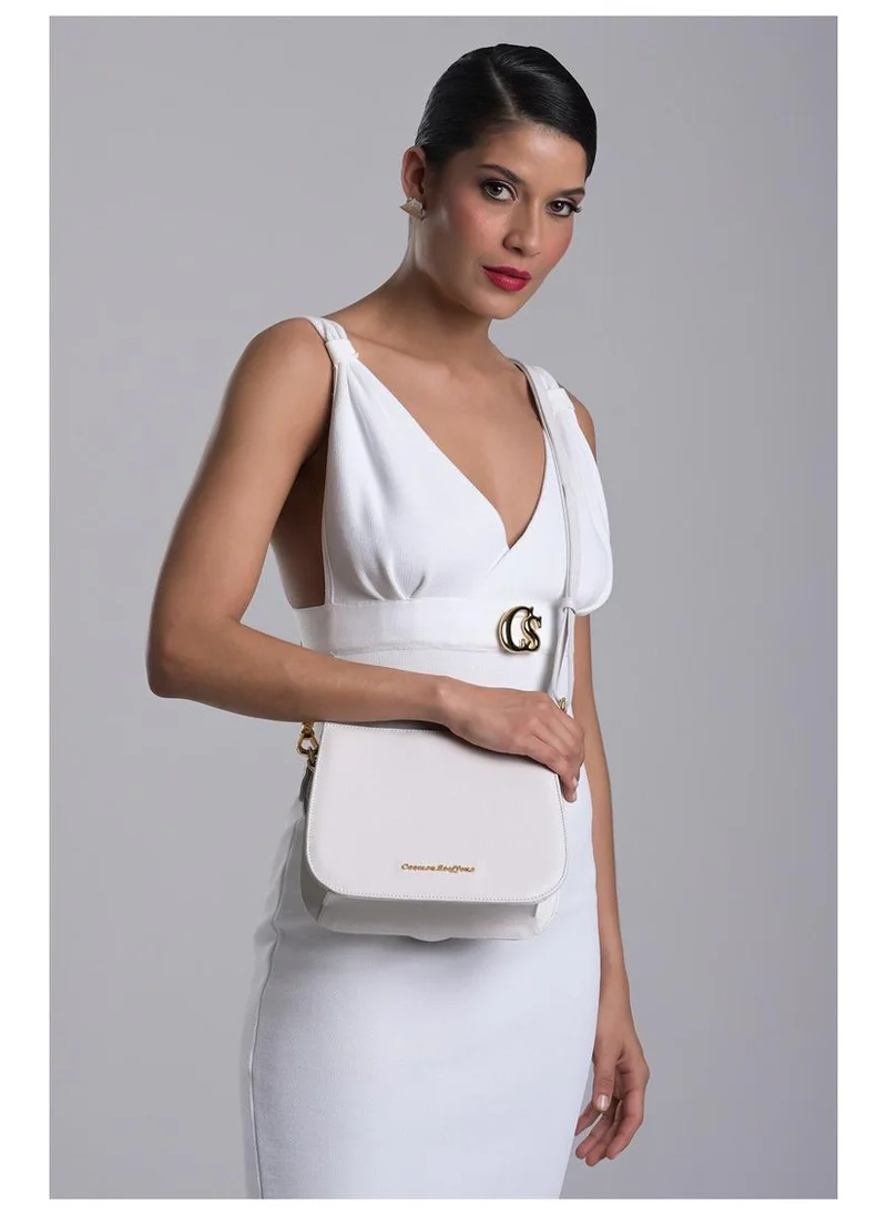 Carmen Steffens  Classic Bag White Bianco for Women | Best Price UAE