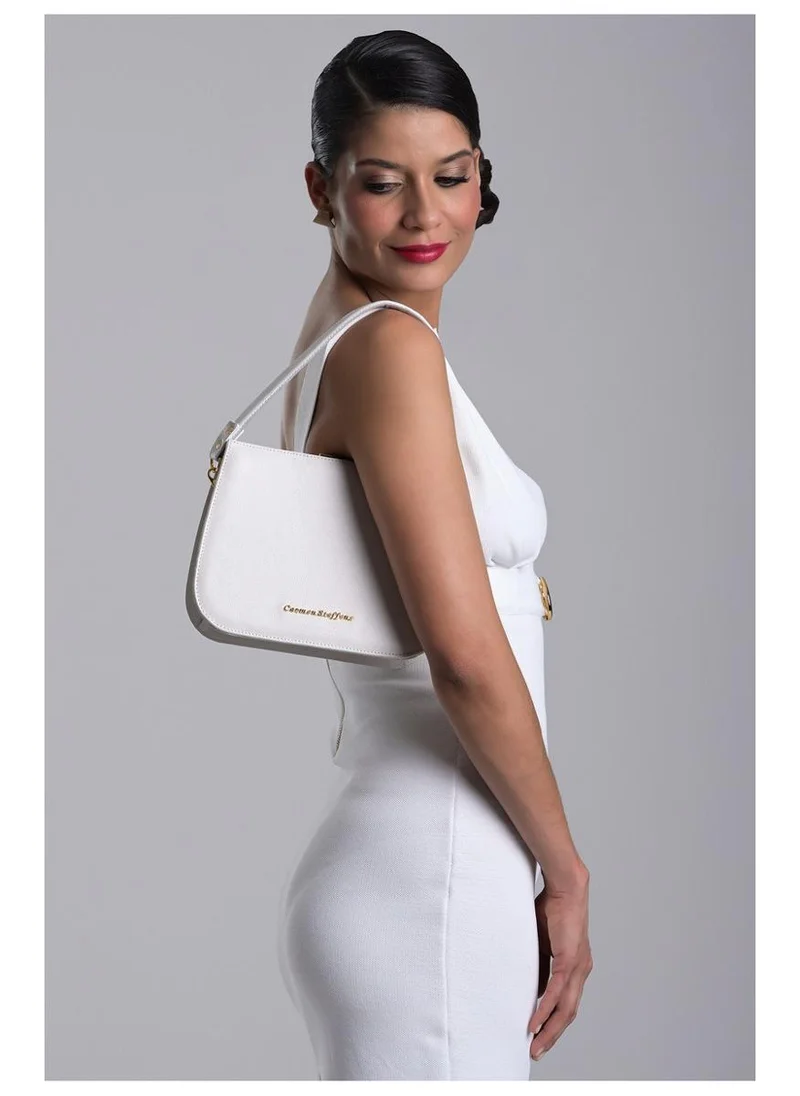 Carmen Steffens  Classic Bag White Bianco for Women | Best Price UAE