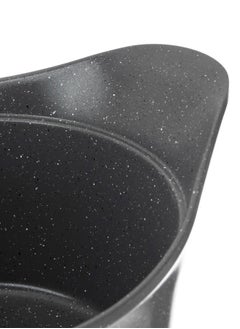 Badraig 8-Piece Granite Cookware Set Dark Grey Marble  - Image 5