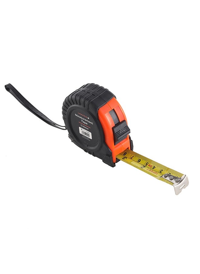 LAWAZIM - Measurement Tape - Dual Unit (Feet & Meter) with Thumb Lock, Wrist Strap, Easy Grip, Non-Slip Hook - Durable Measuring Tool for DIY, Construction, and Home Improvement - Image 1