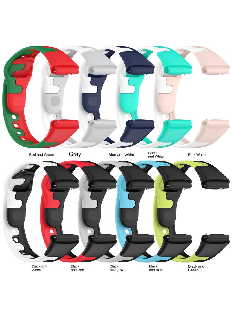 1Pcs Watch band for Redmi watch3 lite/Active watch strap Blue/White 22mm - Image 5