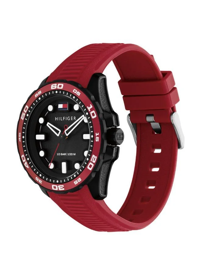 Tommy Hilfiger  Stainless Steel & Black TR90 Quartz Watch for Men | Best Price UAE