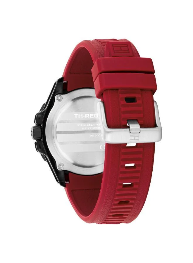 Tommy Hilfiger  Stainless Steel & Black TR90 Quartz Watch for Men | Best Price UAE