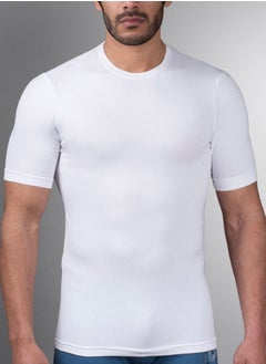 Masters Men Undershirt Round Neck Half Sleeves Cotton Stretch - White - pzsku/Z39D9BEC14E160E15A0AFZ/45/_/1655818773/1b4b405b-d15c-47d5-9828-70c5c2df5afd