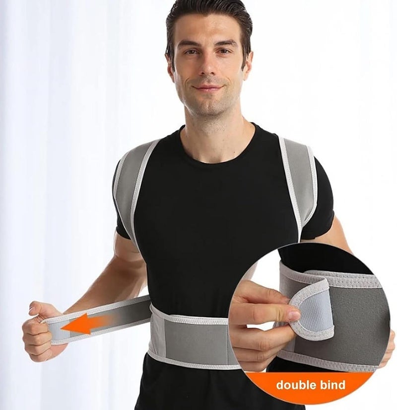 Breathable Posture Corrector for Men and Women Full Back Brace Humpback Girdle Spine Lumbar Support Belt Therapy Corset Shoulder Neck Clavicle Waist Pain Relief - Image 2