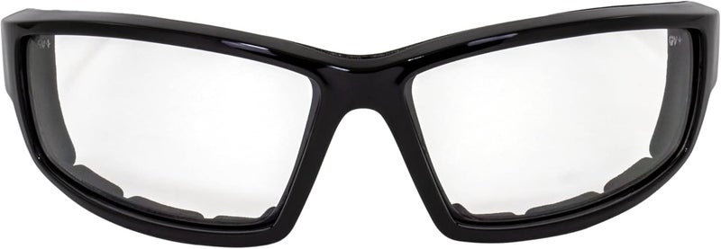 Global Vision Sly Padded Motorcycle Sunglasses - Clear, Smoke & Yellow Lenses - Image 3