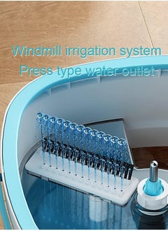 LOOPITYS Floor Mop, Sewage Mops, Floor Dust Flat Mop, Mop and Bucket Set, Sewage Separation Mop, Mop Bucket Set, Rotating Mop Bucket, Mop Wringer Set, Mop Drying Machine for Floor Cleaning  - Image 5