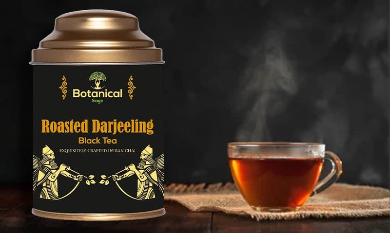 Botanical Sage- Roasted Darjeeling Black Tea 100g With Free Tea Infuser | Selected | Luxury Tea - Image 5