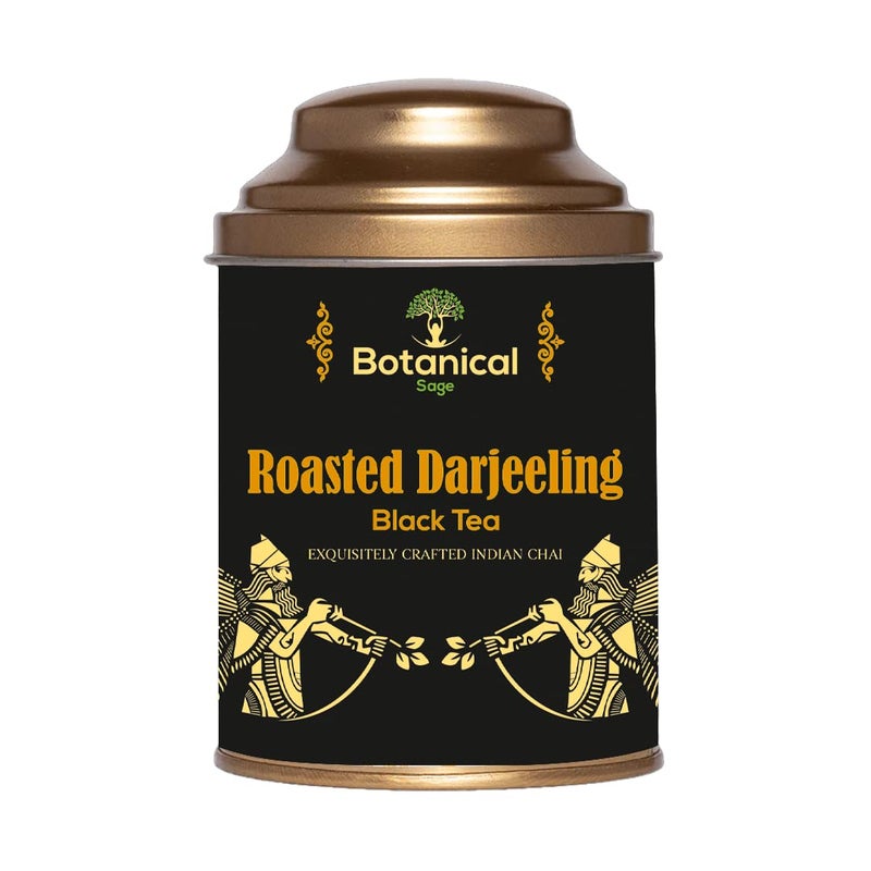 Botanical Sage- Roasted Darjeeling Black Tea 100g With Free Tea Infuser | Selected | Luxury Tea - Image 1