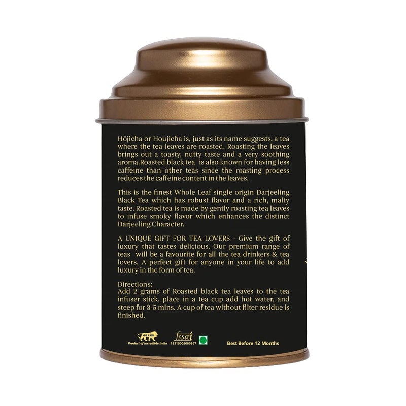Botanical Sage- Roasted Darjeeling Black Tea 100g With Free Tea Infuser | Selected | Luxury Tea - Image 3