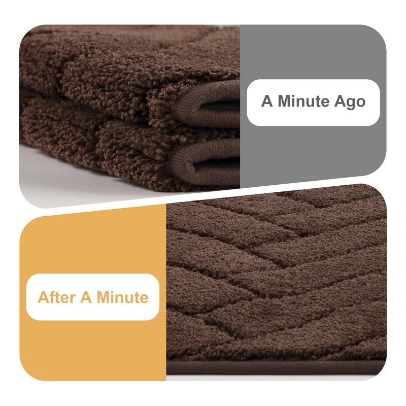 Tindbea Dog Mat for Muddy Paws,Absorbs Moisture Dirt Non-Slip Washable Mud Mat for Dogs,Soft Rubber Backing Front Inside Pet Rug for Entryway, Mud Dog Paws, Patio(24"x59",Coffee) - Image 4