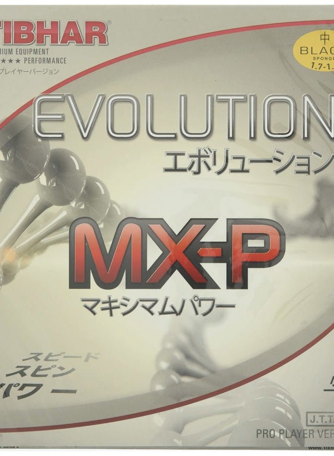 Tibhar Evolution MX-P Black 1,7 mm Table Tennis Rubber - Image 1