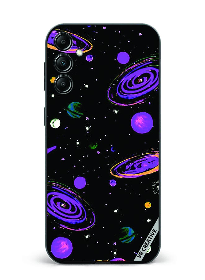 VR CREATIVE Protective Case Cover For Samsung Galaxy A55 Astranaut3 Design Multicolour - Image 1