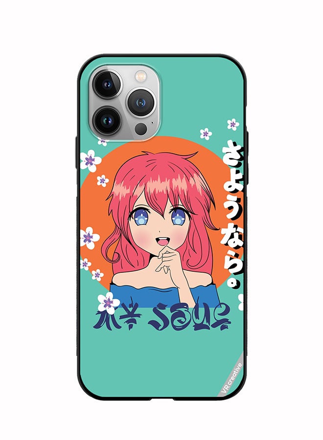 VR CREATIVE Protective Case Cover For Apple iPhone 11 Pro Max Japanese Gril Text Means Good Bye Design Multicolour - Image 1