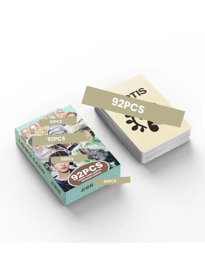 Cortis 92pcs LOMO Cards And Stickers Set For Trading Collection Photo Wall Decor - Image 1
