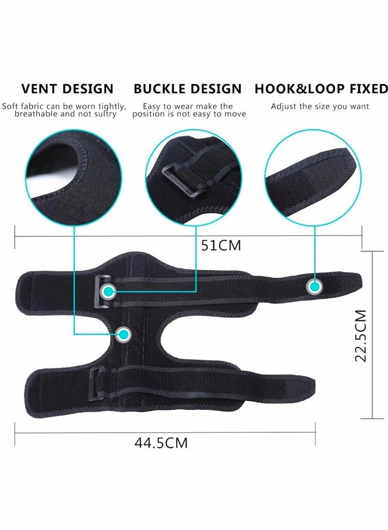 Excefore Plantar Fasciitis Night Splint, Universal Foot Drop Orthotic Brace Support Adjustable Breathable Plantar Fasciitis Relief Splints - Image 5