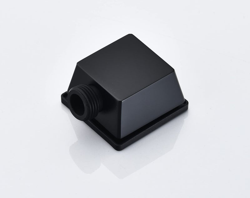 Tearel Square Wall Elbow for Hand Held Shower, Matte Black - Image 3