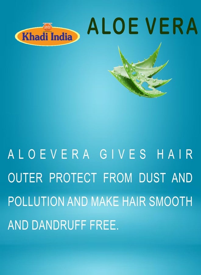 Vedimatic Khadi Herbal Aloevera Hair Cleanser/Shampoo (400ml. Pack Of 2, Aloe Vera) - Image 2
