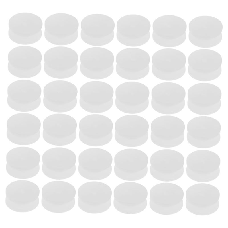 White Plastic Belt Pulley Wheel Set 60pcs For DIY Model Making Educational Projects - Image 2