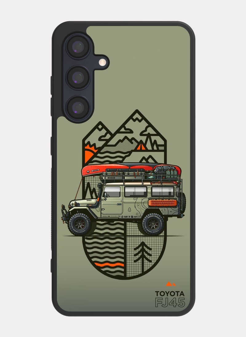 بكسلات كفر سامسونج جالكسي ايه 35 تويوتا لاندكروزر اف جي 45 اوف رود اخضر - Image 1