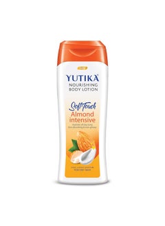 Yutika Yutika SoftTouch Nourishing Body Lotion For Women And Men, All Day Long Lasting, Non Greasy, Fast Absorbing Lotion for Dry & Normal Skin (Almond, 10.14 Fl Oz) 