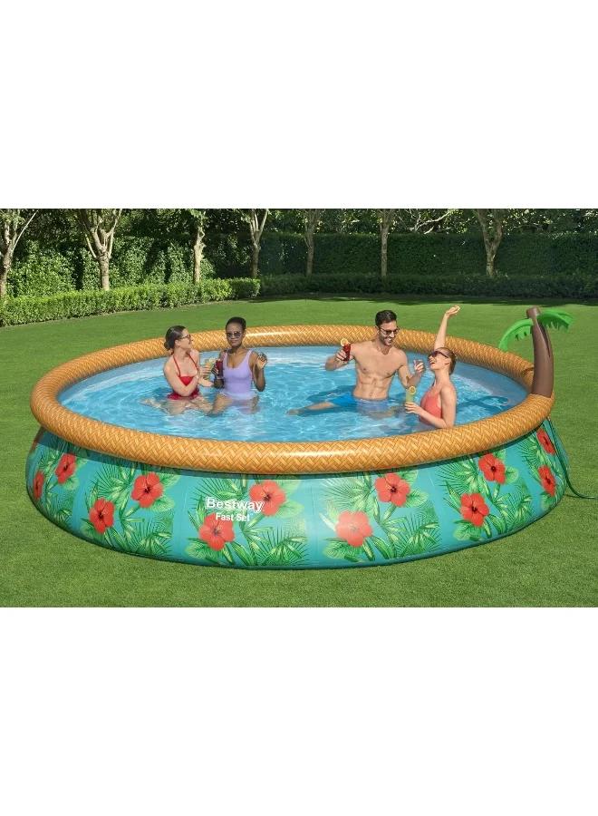 Bestway Pool Set Fastset Paradise Palm 457X84Cm
