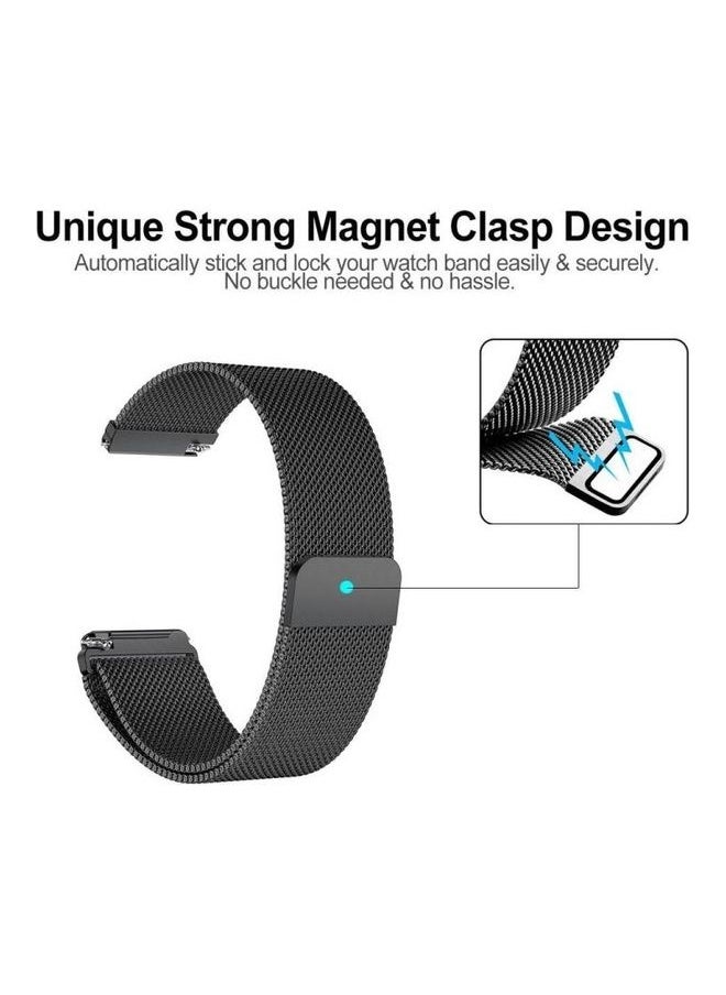 NIBEMINENT - Milanese Watch Strap For Fitbit Versa 2 / Lite Brown - Image 1